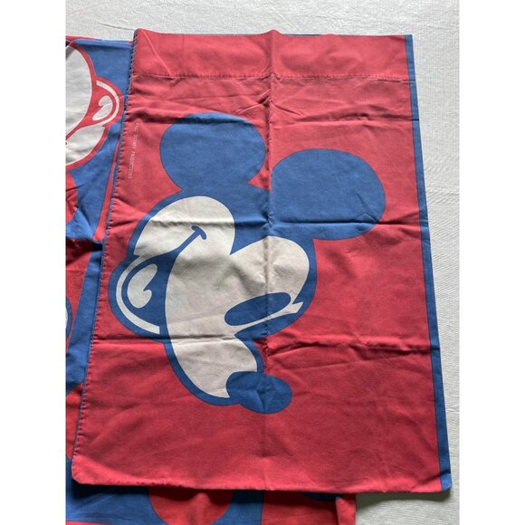 Vintage Mickey Mouse Twin Flat Sheet & Pillowcase Set - Picture 3 of 8